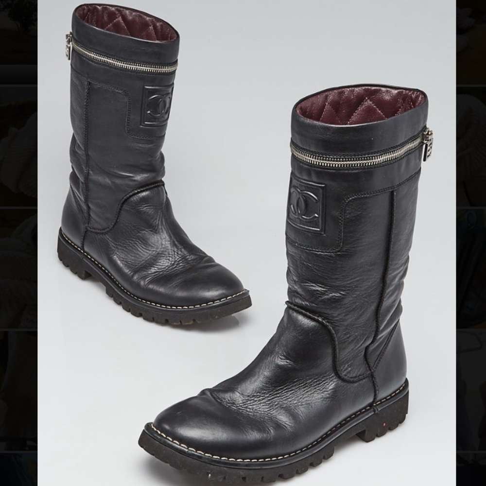 CHANEL MOTO BOOT 👢
